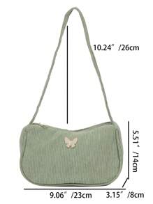 Solid Color Casual Lightweight Luxury Shoulder Bag, Suitable For Women Spring/Summer Daily Commute