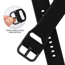 Pulseira esportiva compatível com Apple Watch Pulseiras Apple Watch 38mm 40mm 41mm 42mm 44mm 45mm 49mm Homens Mulheres, Pulseiras de silicone macio compatíveis com Apple Watch Series 9/8/7/6/5/4/3/2/1/SE/Ultra