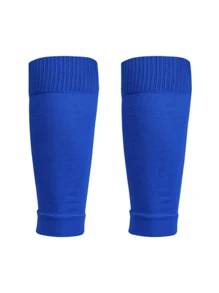 1 Pair/2 Pairs/4 Pairs/5 Pairs Unisex Outdoor Football Leg Sleeves, Elastic Breathable Knee Protection, Wear-Resistant Compression Leg Sleeves, Suitable For All Seasons - Multicolor - View 5