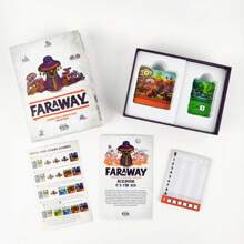 Faraway - Juego de cartas de aventuras de sobremesa, juego de cartas de exploración y estrategia ligera, material de papel de calidad, ideal para fiestas y reuniones - Juego de cartas adictivo adecuado para adultos, adolescentes, juegos de mesa familiares, juegos divertidos, juegos de cartas, ¡genial para noches familiares o de juegos!