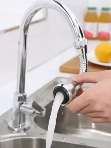 1 Kreative 360° Schwenkbare Verlängerung, 2 längere Modi, drehbar, spritzwassergeschützte Düse, aufgerüstete Wassereinsparung für die Küche! Bad, Toilette, Druckerhöhung, wassersparende Brause, Haushalt Anti-Spritz-Wasser, Haushalt verlängerte Brause, Sprühverlängerungsfilter Badezimmer Dekoration Herbstdekoration Schulanfang