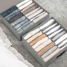 1PC Closet Storage And Storage System - Multi Grid Storage Box, Double Row Storage, Suitable For Storing Underwear, Underwear, Socks, Shirts, Sweaters, Pants, Etc. In Cloakrooms And Bedrooms