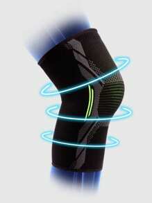 1pc High Elastic Knee Sleeve For Women And Men - Compression Knee Brace Suitable For Workout, Running, Gym, Fitness, Weightlifting - Multicolor - View 10