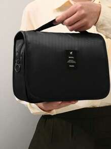 1pc Travel Toiletry Bag Makeup Storage Bag Hanging Make Up Bag For Shower Room Accessories Portable Cosmetic Storage Bag Waterproof Makeup Bag For Bathroom Makeup Organizer Makeup Storage Makeup Holder Cosmetic Bag Cosmetic Storage Organizer Cosmetics Bags Cosmetic Organizer Travel Essential School Supplies School Stuff