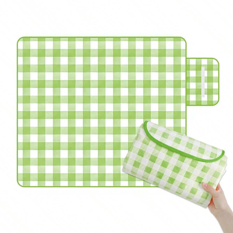 1 件野餐毯，203.2 厘米 X 203.2 厘米户外野餐毯，无纺布防水防潮垫，适用于海滩、草原，可折叠便携，易于清洁，防水、防沙（黄色和绿色）礼物生日毕业地毯地毯门垫房间装饰客厅地毯厨房地毯卧室装饰毯子和盖毯卧室地毯家居装饰浴室装饰房间装饰用品客厅装饰办公室装饰家居装饰家居装饰客厅浴室地毯房间装饰美学 - 彩色 - 查看 1