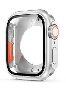 Tempered Glass Screen Protector Cover Compatible With Apple Watch Series 10/9/8/7/6/5/4/SE 42mm 40mm 41mm 44mm 45mm 46mm, 9H Hardness Anti-Scratch Full Coverage, Bubble-Free Installation Case Compatible With Apple Watch