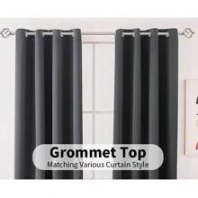 Barra de cortina extra larga, barra de cortina fina de metal para sala de estar, dormitorio, ventanas, 1 paquete de barras de cortina ajustables individuales de 3/4 de pulgada de diámetro con remates en espiral - Champán - Ver 6