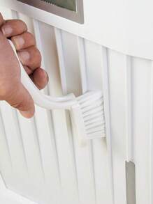 Cepillo de esquina para el hogar, cepillo para limpiar espacios estrechos en el baño, herramienta para limpiar puntos ciegos en la cocina, cepillo de cerdas duras, cepillo en forma de V para espacios estrechos, cepillo de cerdas duras para ranuras delgadas, cepillo para ranuras y esquinas, cepillo para rieles de ventanas