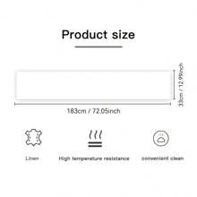 1pc Customized Table Runner - Design With Your Photo Or Text, 13*72 Inches, Machine Washable, Reusable, Stain Resistant, Suitable For Party Decor, Valentine's Day, Easter, Mother's Day, Halloween, Christmas, Birthday, Wedding Restaurant - Multicolor - View 3