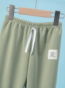 3 件套男童休闲裤，儿童宽松运动裤，适合男孩和女孩，年龄 4-12 岁 - 彩色 - 查看 3