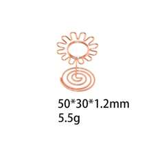 Soporte de tarjeta de visita de girasol para escritorio, estuche de tarjeta de crédito con diseño de dibujos animados en oro