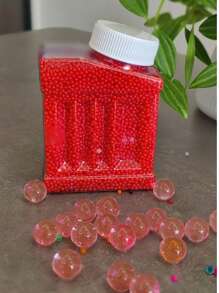 40000pcs Water Absorbing Gel Beads/Bubble Beads, With A Diameter Of 1-2mm Before Water Absorption, Can Expand To A Diameter Of 7-8mm After Water Absorption, Can Keep Water For A Long Time, And Can Be Used For Vase Filling And Soilless Cultivation, As Well As Christmas, Halloween, Thanksgiving Decoration, Wedding Center Decoration Gifts Birthday Graduation