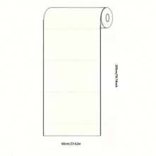 DinmPrus [客户最爱]塑料静电粘合墙面保护膜 - 防水、防油、可移除、易清洁、无胶，1 卷 - 透明 - 查看 11