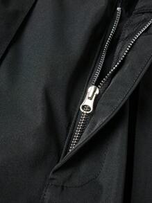Cargo Pants For Women High Waisted Casual Pants Baggy Wide Leg Jogger Y2K Streetwear With Pockets - 黑色 - 查看 7