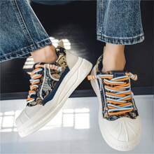 Men's New Thick-Soled Sneakers, Elevated Chunky Sneakers, Low-Top Outdoor Sports Shoes, Fashion Casual Non-Slip & Wear-Resistant, Lace-Up Comfortable Lightweight Versatile Sneakers