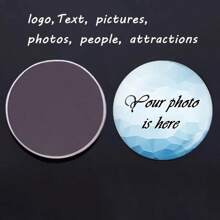 Pegatinas personalizadas redondas de 25/30 MM para nevera - Pegatinas de imanes de vidrio en cúpula con foto personalizada para parejas, amigos - Regalos de fiesta, regalos de cumpleaños, souvenirs