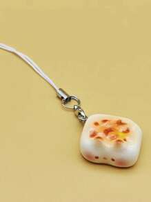 1个/3个热熔树脂3D日式可爱猫咪面包手机挂件小猫吐司钥匙扣可爱挂绳吊坠包包完美汽车配件包包挂饰背包上学卡通哥特Y2K万圣节配件教师节圣诞节礼物创意包包挂绳带证件夹汽车配件包包挂饰汽车配件朋友姐妹 - 彩色 - 查看 7