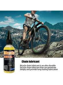 1 Stück 300ml Fahrrad-spezifisches Schmiermittel, Outdoor-Schmiermittel für Kette, Federgabel, Schwungrad, geeignet für Fahrradteile