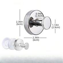 Strong Suction Cups Hooks,Vacuum Suction Cups Hooks For Shower,Silicone,Removable Sticky Grippy Suction Holder,Window Suction Cups With Hooks,Adhesive Wall Hooks,Self-Adhesive Hooks,Towel Holder,Door Bag Hanger