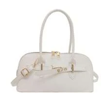 1pc Mode Vrouwen Tas Leren Handtas Vintage Casual Schoudertas Voor Dames Designer Zakelijke Stijl Vrouwelijke Top-Handvat Tassen Solide Eenvoud Wilde Afspraak Shell Tas Hoge Kwaliteit Vrouwen Koerierstas Om Te Werken Winkelen Pendelen Daten Wit Zwart Roze Zilver Groen Khaki