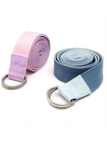 250cm*3.8cm Yoga Stretch Strap, Yoga Stretching Band, Resistance Band, Yoga Strap, Extra Long Fabric Rope For Stretching, Suitable For Stretching, Assisting Fixation, Yoga And Fitness Exercises, Dancing, Holiday Gift - Multicolor - View 7