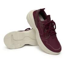 Amaia Women's Casual Easy-To-Fit Sneakers Stylish New Release - Burdeos - Ver 2