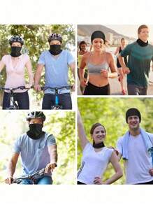 Maniche protettive e rinfrescanti per donna e uomo, maniche lunghe parasole protettive per ciclismo, corsa ed esercizi, completo con copribraccio e copricollo
