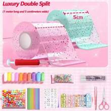 纳米双面胶带泡泡套装，纳米胶带泡泡，DIY 派对玩具和艺术/工艺品，适用于减压派对、节日礼物