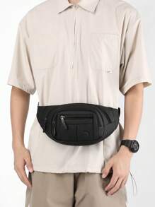 ceionkeust Unisex Fashion Practical Chest Bag, Multi-Function Phone Waist Bag, Casual Outdoor Hiking Lightweight Shoulder Bag, Cycling Travel Sports Crossbody Bag