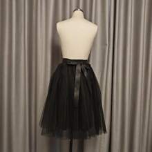 Women's High Waisted Asymmetrical Tulle Skirt Wedding Petticoat, 4 Layers Tulle + 1 Layer Lining Tutu Skirt, Bridesmaid Skirt, Long Colorful Skirt With Puffy Design, Ball Gown, Princess Skirt Fall Clothes For Women - Multicolor - View 18