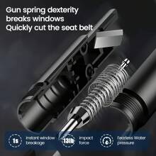 1件装二合一汽车应急锤，安全无价，逃生锤守护生命，小巧便携逃生工具 - 逃生錘 - 查看 5