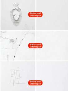 1pc Wall Repair Paste White Putty Paste Waterproof And Moisture-Proof Crack Graffiti Repair Paint