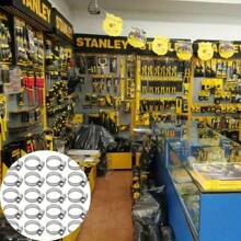 不锈钢软管夹，可调节管夹，16-25 毫米范围，适用于家庭管道、汽车和工业用途的夹具