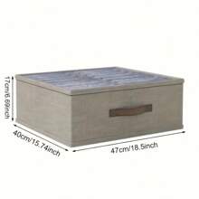1PC Closet Storage And Storage System - Multi Grid Storage Box, Double Row Storage, Suitable For Storing Underwear, Underwear, Socks, Shirts, Sweaters, Pants, Etc. In Cloakrooms And Bedrooms