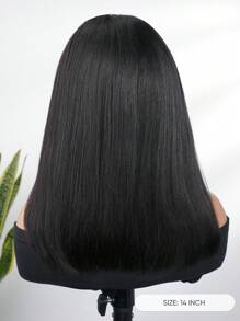 Jessie's Wig 无胶直发波波头假发 7x5 蕾丝前假发 真人发丝 预先拔毛 隐形结 3S 预剪裁 即戴波波头假发 180% 密度 8-14 英寸 - SNatural - 查看 4
