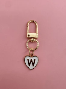 HAILIAN A Bag Pendant Designed Based On English Letters, With A Fashionable And Simple Style, Suitable For Halloween Costume Matching, Suitable For College Students And Elementary School Students Bag Pendant, Car Keychain, Birthday, Holiday, Back To School Season, Halloween Small Gifts - White - View 13