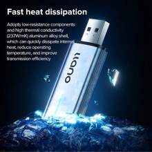 Llano USB 2 In1 Card Reader OTG Type-C TF/SD 2T Card Reader