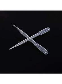 100 unidades de pipetas plásticas desechables, pasteurizadas, graduadas, tipo cuentagotas, para pruebas de 1ml - Multicolor - Ver 3