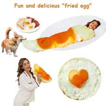 Funny Egg Blanket, Soft Plush Round Novelty Blanket For Bed Couch Or Travel, Birthday Gifts For Women Men