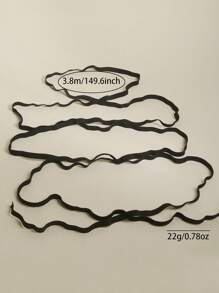 1 件欧美风格多层松紧带腿链，性感原宿大腿链