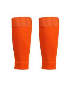 1 Pair Youth Sports Leg Sleeves, Children's Football Leg Warmers, Sports Knee Pads Anti-Friction Leg Warmers, Suitable For Children Aged 10-16 For Outdoor Activities - Multicolor - View 14