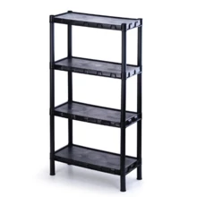 Multipurpose Modular Shelf 4-Tier Organizer - 黑色 - 查看 6