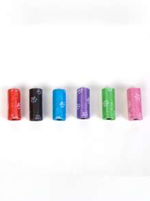 5pcs/10pcs Pet Waste Bags, Portable Printed Trash Bags For Cats & Dogs, Dog Waste Pickup Bags