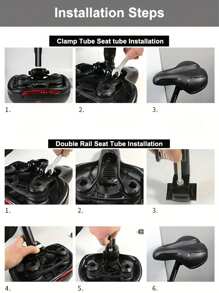 1pc Bicycle Seat Cushion, Extra Soft Padded Mountain Bike Saddle Shock Absorbing, Universal Bicycle Seat Accessory - Multicolor - View 7