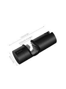 Shower Holder, Universal Shower Head Holder For Shower Bar ABS Thicken And Improved Version Shower Head Holder, Matte Black
