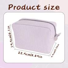 定制照片和名字时尚帆布化妆包，感恩节主题 - 拉链封口，防褪色，可折叠，轻便 - 非常适合女性、教师、伴娘、旅行和化妆品存储，是节日送给家人和朋友的精美礼物 - 彩色 - 查看 6