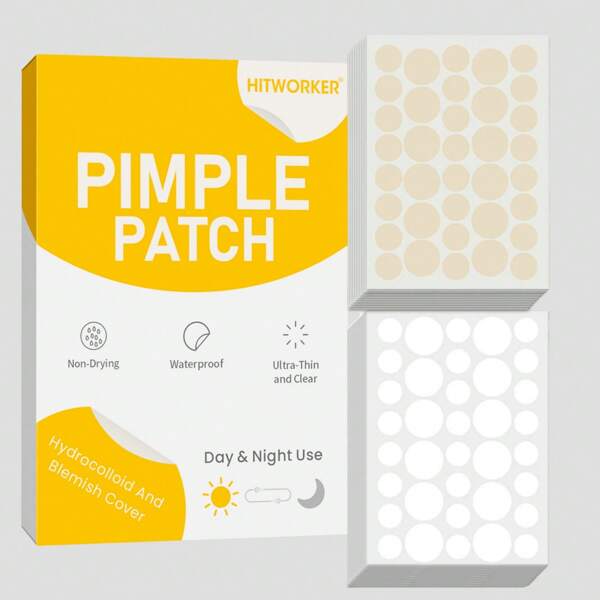 1440 Pcs Acne Patches - Gentle And Non-Irritating Acne Patches To Cover Acne And Blemishes - 360/720 Pcs Round Transparent Acne Patches Skin Color Concealer Patches Waterproof And Breathable Day And Night Facial Use Facial Skin Care Essentials Personal Care Easy To Carry, Suitable For Travel The Secret To Beauty At Parties Suitable For All Skin Types