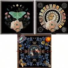 1pc, Tablecloth, 12 Constellations Divination Altar Cloth, Board Game Mat, Fortune Astrology Oracle Card Mat Drop Game, Party Decoration, Party Supplies, Game Chess Mat Oracle Cards,Board Games,Games - Multicolor - View 11