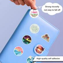 55Pcs Tropical Stickers Beach Island Life Stickers Pack | Western Stickers,High Quality Stickers For Scrapbook,Graffiti Sticker,Journaling,Laptop,Bumper,Skateboard,Water Bottles,Computer,Cartoon,Hard Hat,Car Stickers,Stickers Can Bring A Lot Of Fun To Your Life,The Perfect Gift For Adults