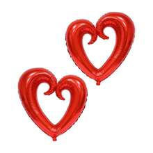 5 sztuk małych balonów haczykowych w kształcie serca, dekoracja na przyjęcie walentynkowe z okazji Dnia Matki, tło ceremonii ślubnej, rekwizyty fotograficzne